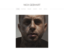 Tablet Screenshot of nickgebhart.com